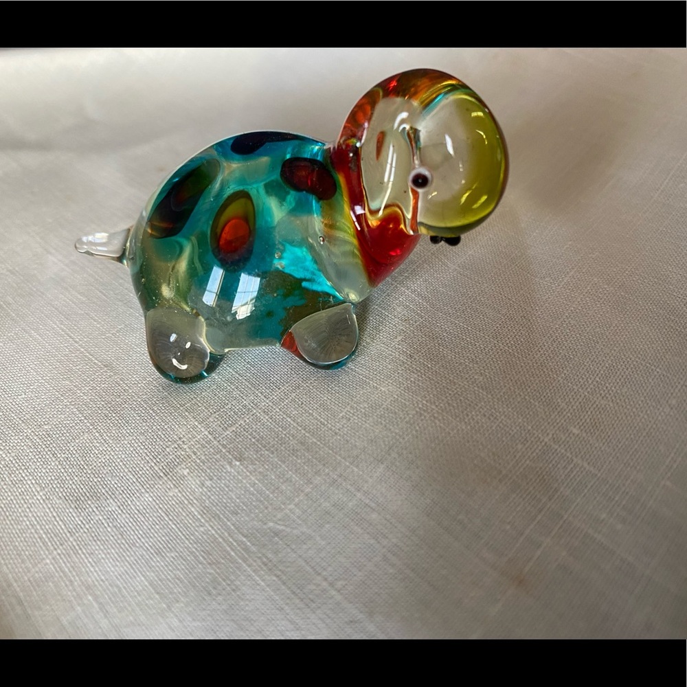 Multi-colored Crystal Miniature Turtle